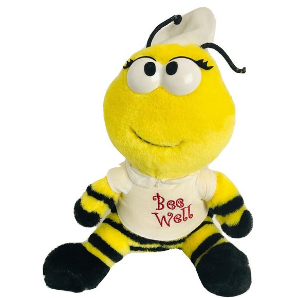 Bumble Bee Nurse “BEE WELL” Plush Get Well Soon Teleflora Gift 9" Stuffed Animal - Picture 1 of 8